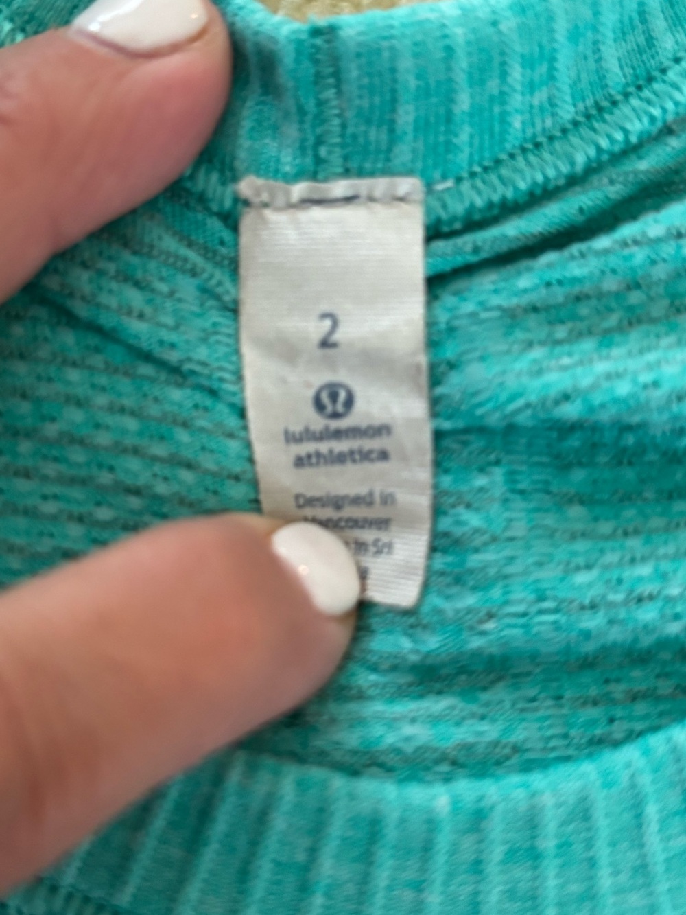 lululemon athletica Swiftly Tech Short Sleeve Crew in Amazonite Teal - Picture 6 of 11